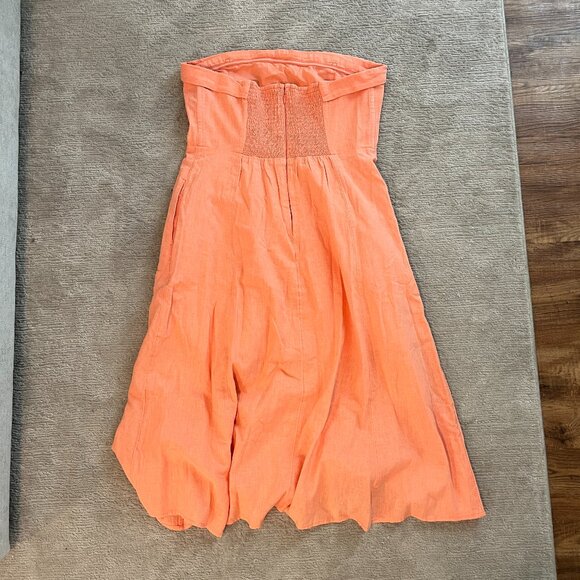 NWT Abercrombie Coral Midi Sundress - Picture 2 of 5